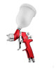 Pistola Pintar Gravedad Gfg Hvlp Pico 1.4mm Automotriz T610 2