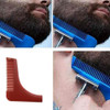 Pente Barba Molde Modelador Modelar Elegante Vermelho 1