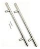 Puxador Móveis Haste Redonda Inox Escovado 224mm 02 Peças 1