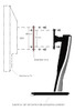 Adaptador Metal Vesa 75mm Para 100mm De Monitor E Tv Preto 3
