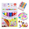 12 Unidades De Canetas Diy Bubble Popcorn Puffy Bubble Pen P 0