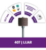 Dremel 407 Minitorno Mandril  Adaptador De Lija 12,7mm 2