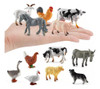 As 12 Peças De Animais De Fazenda, Cavalos De Brinquedo Para 2