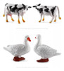 As 12 Peças De Animais De Fazenda, Cavalos De Brinquedo Para 4