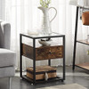 ¿vecelo Modern Nightstands, End Side Drawer? Mesita De Noche 3