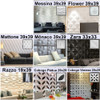 Forma Molde Gesso 3d E Cimento Abs Plástico Fdg Placa Parede 5