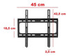 Soporte Tv Pared Fijo 26 32 40 42 43 49 50 55 60 63 Lcd Led® 4