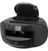 Reproductor Portátil De Cd Y Radio Am/fm, Negro, Compacto 4