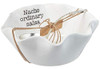 Mud Pie 4851078 Salsa Dip Cup Set Blanco 2