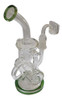 Bong Vidrio Pipa De Agua Con Manija Decora Y Banger Wax 22cm 1