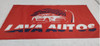 Bandera Para Lava Autos Roja 80 X 150cm De Tela Lavaderos 0