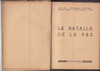 1949 La Batalla De La Paz Ediciones Pueblos Unidos Uruguay 1