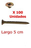 Tornillo Para Madera Phillips 5 X 50mm X 100u 1 Tornillo Para Madera Phillips 5 X 50mm X 100u 1