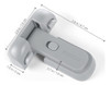 Cerradura Para Heladera Adhesiva A Prueba De Niños - Gris 7