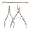 Set Alicates Corta Cuticula + Recto + Pusher Pointcut Local 0