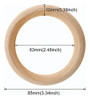 Anillos De Madera Penta Angel 10 Unidades  In Sin Termin 1