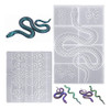 2 Moldes De Resina Epoxi Con Forma De Serpiente 0