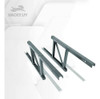 Bisagra Para Mesa Elevable X 380mm Negro X Par 3