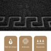 1 Tapete Porta Capacho Bem Vindo Antiderrapante Pvc Pt 40x60 2