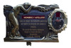 Placa Funeraria Bronce N° 10 Llorona C/foto Esmaltada 6x9 Cm 1 Placa Funeraria Bronce N° 10 Llorona C/foto Esmaltada 6x9 Cm 1
