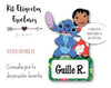 Etiquetas Escolares Imprimibles Lilo Y Stitch #2 Editables 0