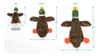 2in1 Fun Skin Stuffless Dog Squeaky Toy De Best Pet Supplies 4