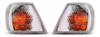 Juego Por 2 Par Faro Giro Delantero Peugeot 405 Cristal 1992 1993 1994 1995 1996 1997 1998 0