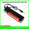 Cargador Universal Usb Para Pilas 26650, 18650, 14500 3