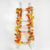 2 Guirnaldas De Hojas De Arce Artificial - Naranja 4