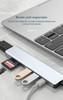 Hub Adaptador Usb Tipo C 7 Em 1 Compatível Macbook M1 E M2 3
