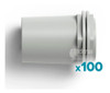 Conector 3/4 Pvc 20mm Caño Rígido Tubo Electricidad Pack 100 1