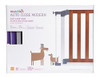 Munchkin Auto Cerrar Modern Baby Gate Dark Woodsilver Metal 6