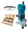 Router Trompo Fresadora 530w Makita 6mm C/guia -sc- 0