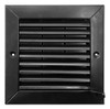 Rejilla De Ventilación 15x15 Negro Con Palanca - Dunkel 0
