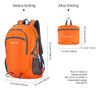 Mochila Impermeable Senderismo Naranja 45l Nodland 1