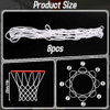 8 Piezas De Mini Redes De Baloncesto De Repuesto 1 8 Piezas De Mini Redes De Baloncesto De Repuesto 1