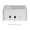 [hdd Docking] Unitek Aluminio Usb 3.0 A Sata Dual Bay Unidad 4