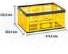 Cajón Plástico Plegable 47,5cm Vonder G P 1