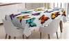 Mantel De Mariposa Ambesonne, Lindas Figuras De Polillas Col 0 Mantel De Mariposa Ambesonne, Lindas Figuras De Polillas Col 0