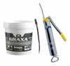 Bomba De Graxa 500g Manual Mais Grafitada Calcio 900g 0