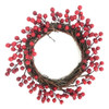 Corona Frutos Rojos 1 Uni  30 Cm  Navidad Decoración 0 Corona Frutos Rojos 1 Uni  30 Cm  Navidad Decoración 0