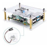 Geeekpi Estuche Acrilico Para Frambuesa Pi 4 Modelo B Y Fra 0