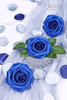 Rosas Artificiales X 30 Foam Azul Royal 3