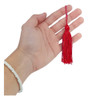 Pingente De Seda Tassel - Franja - Vermelha C/20 - Criar 0