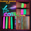 20 Pulseras Fluo Mágicas Cotillón Fluo Carioca  Para Luz Uv 1