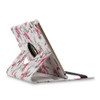 Para iPad Mini 1/2/3 Flor Patrón Pu Cuero Elegante Funda Con 4