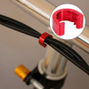 Débil 10pc Clips De Bicicleta De Cable Marco U Hebilla Cable 1