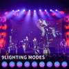Seven Stars Luces Led De Par Para Dj, Luz Led Rgb De 54 X 3 6