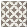 Ceramica De Piso Flower White 45,3x45,3 1ra C San Lorenzo M2 0