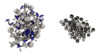 Botões Decorativos 9mm Prata 0